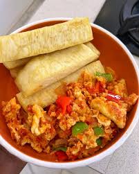 Fried Yam or Plantain & Egg